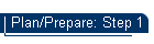 Plan/Prepare: Step 1